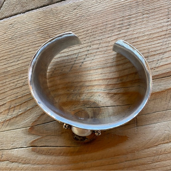 Extremely rare Silpada b1251 pearl cuff - Picture 2 of 8